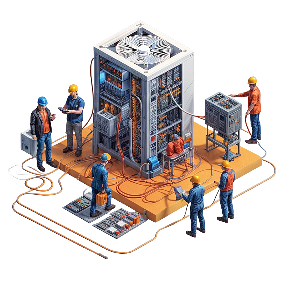 An icon illustrating Electrical Systems (LV & HV)