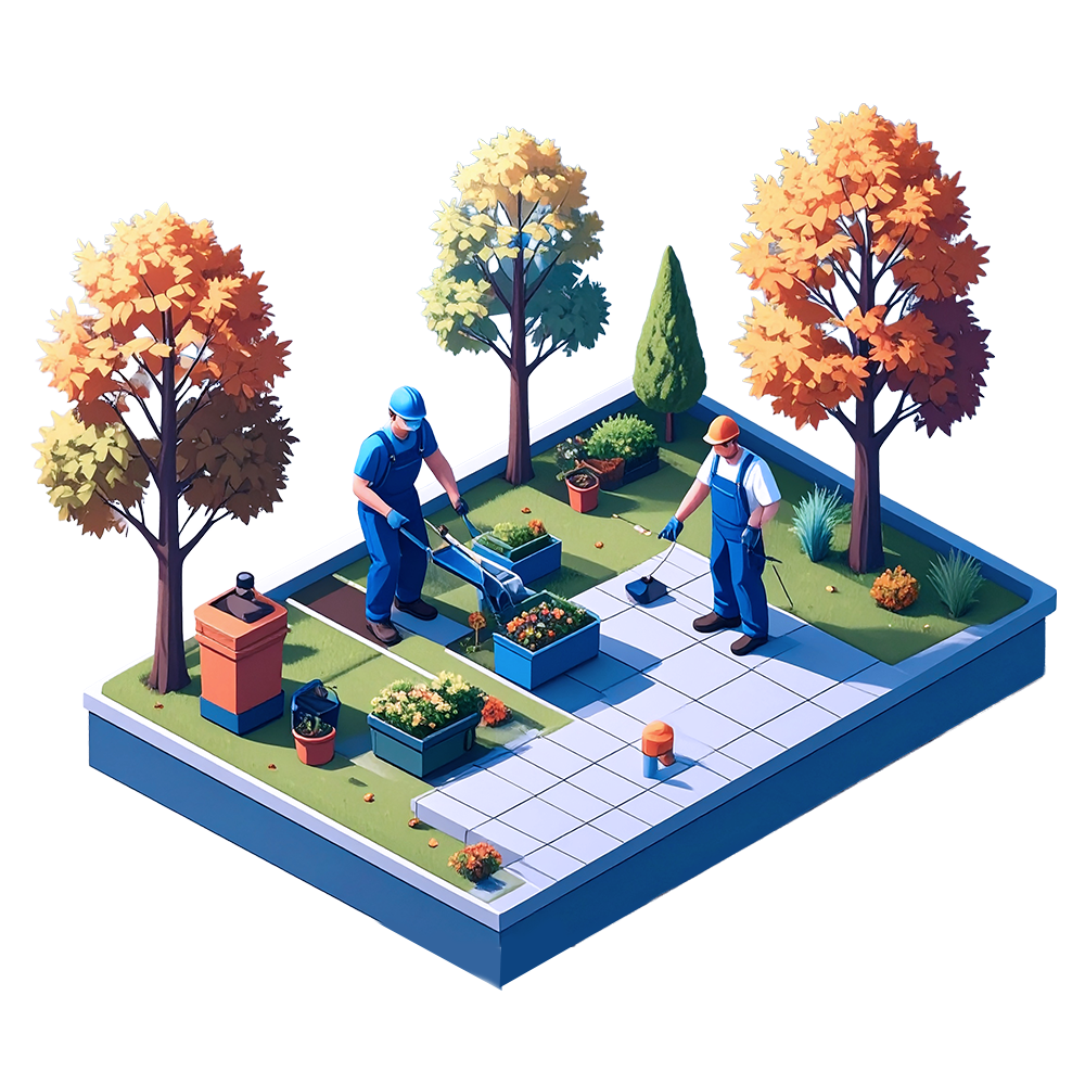 An icon illustrating Landscaping and Grounds Maintenance