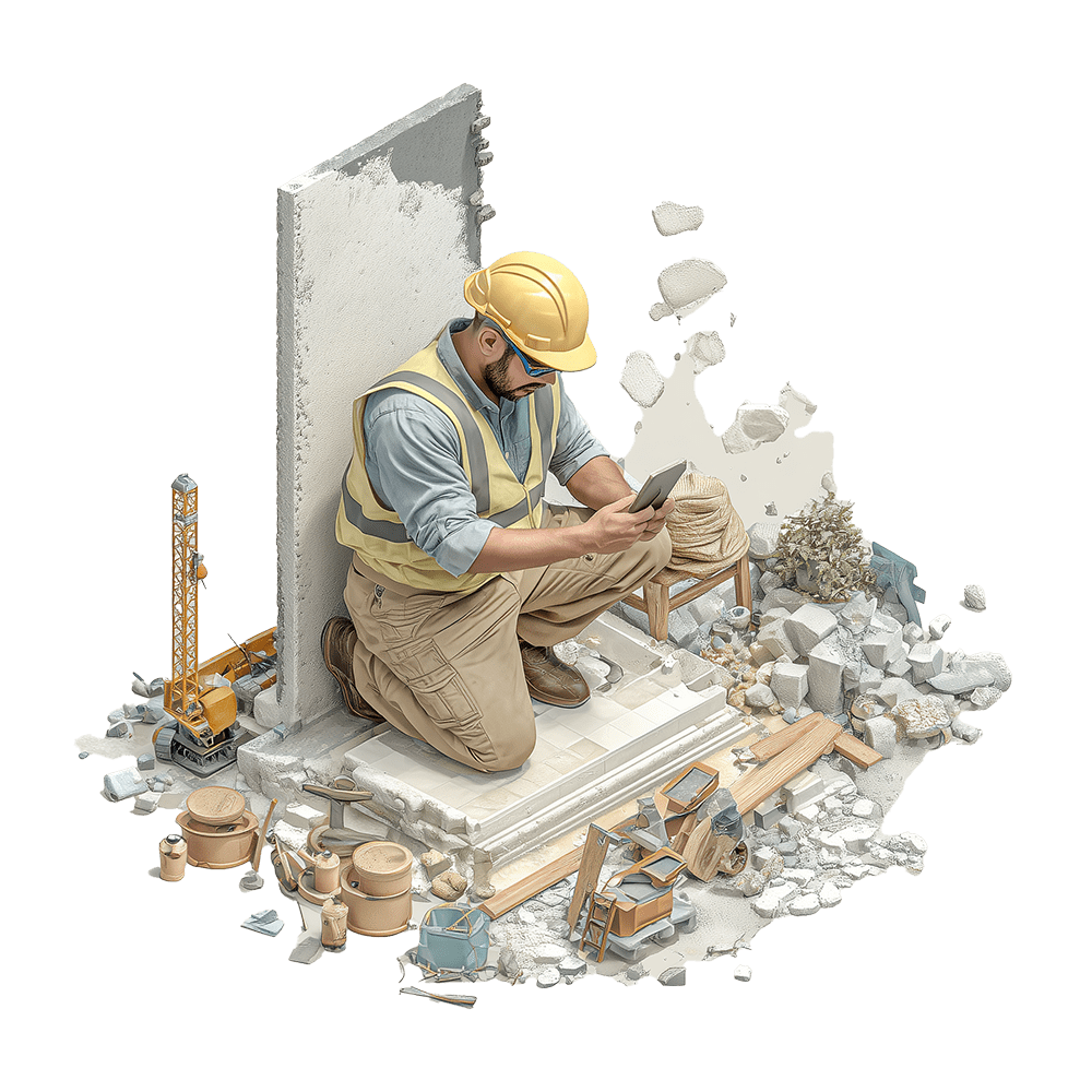 An icon illustrating Building Maintenance and Repair Services